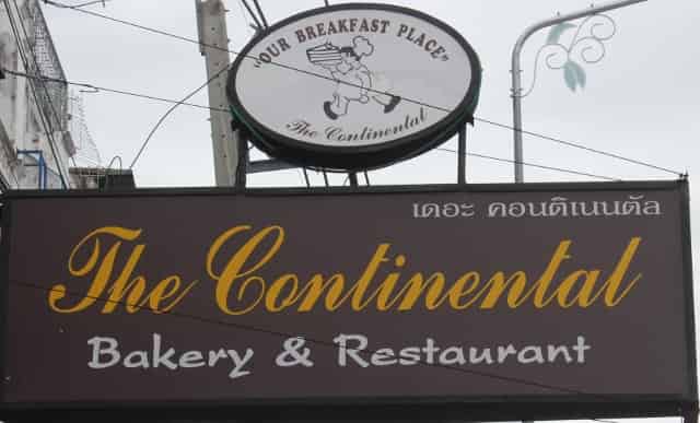 Continental Bakery & Restaurant Sign